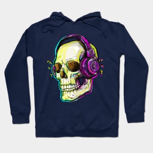 Halloween Music Skull Hoodie